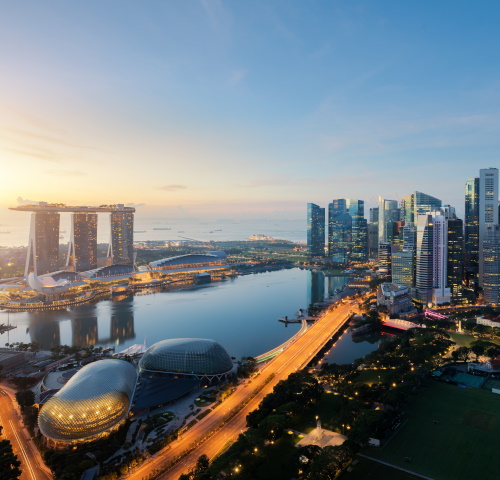 「シンガポールの空の風景のイメージ」